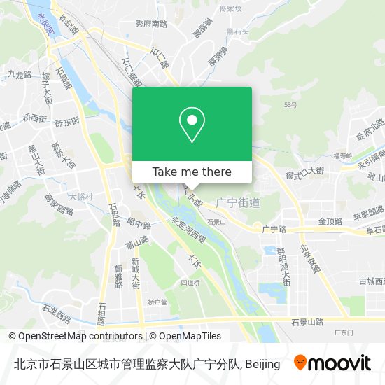 北京市石景山区城市管理监察大队广宁分队 map