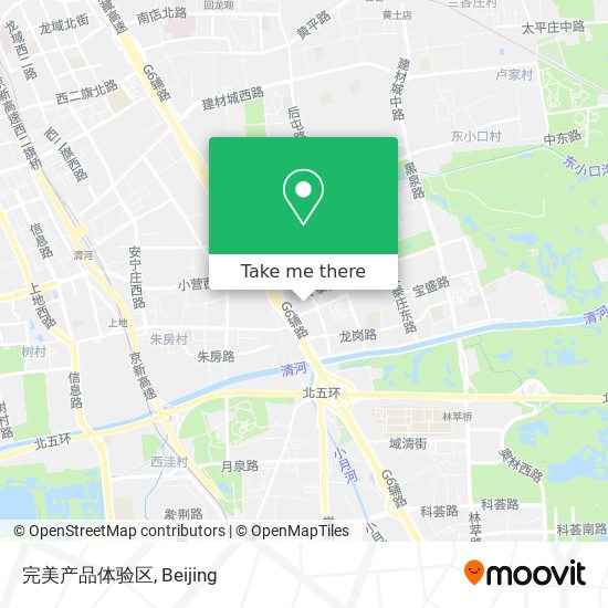 完美产品体验区 map