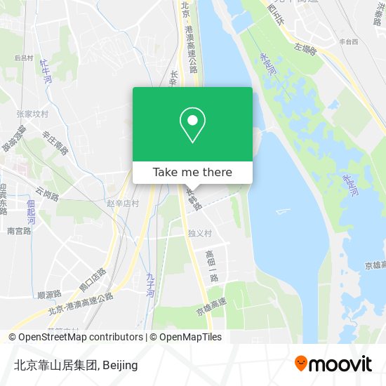 北京靠山居集团 map