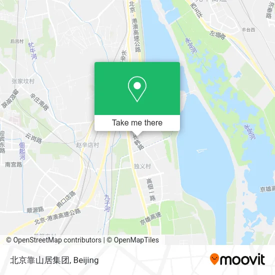 北京靠山居集团 map