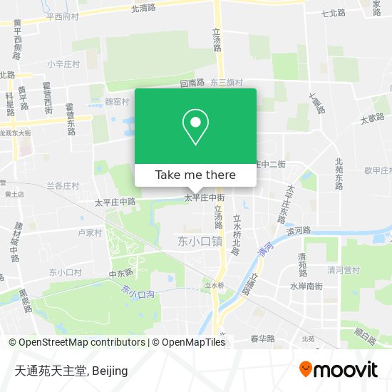 天通苑天主堂 map