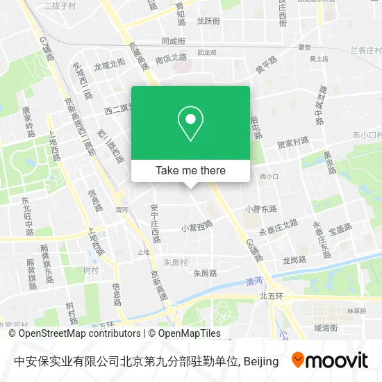 中安保实业有限公司北京第九分部驻勤单位 map