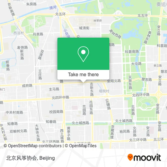 北京风筝协会 map