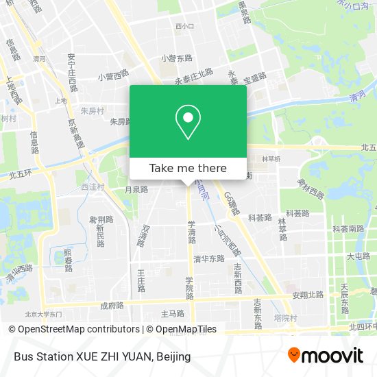 Bus Station XUE ZHI YUAN map