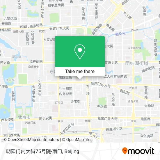 朝阳门内大街75号院-南门 map