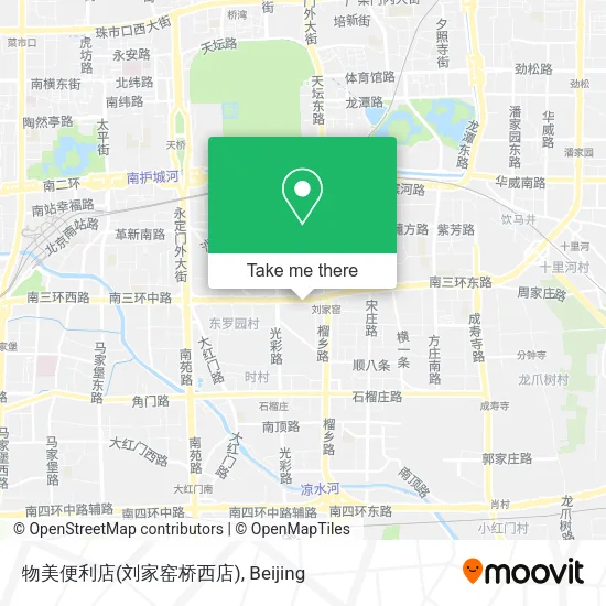 物美便利店(刘家窑桥西店) map