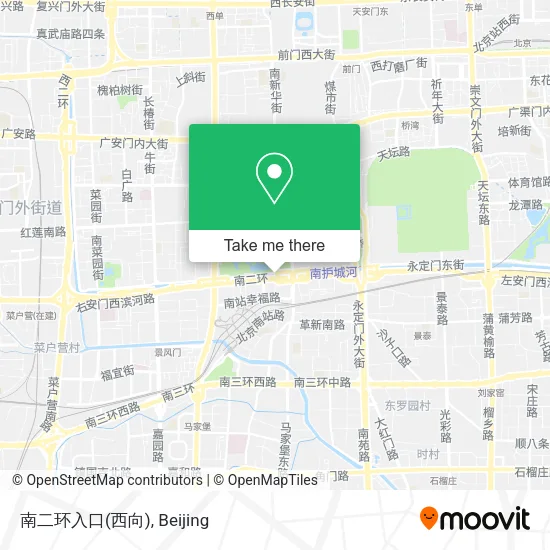 南二环入口(西向) map