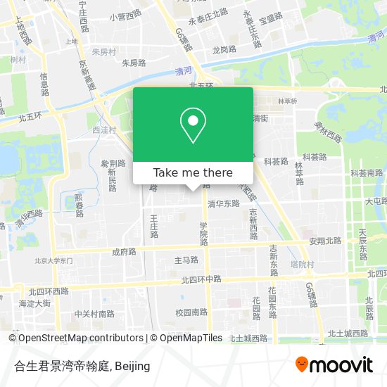 合生君景湾帝翰庭 map