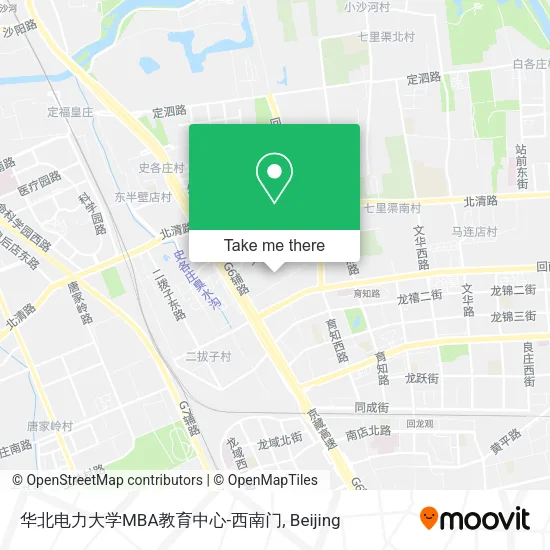 华北电力大学MBA教育中心-西南门 map