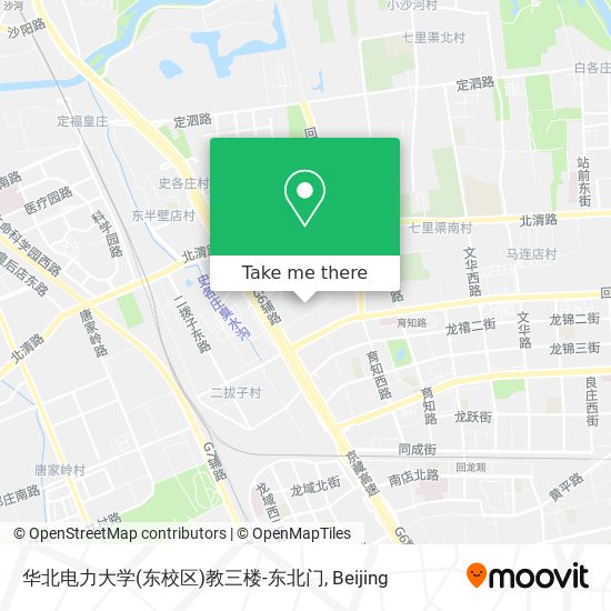 华北电力大学(东校区)教三楼-东北门 map