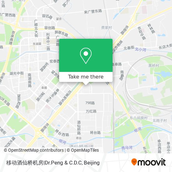 移动酒仙桥机房|Dr.Peng & C.D.C map