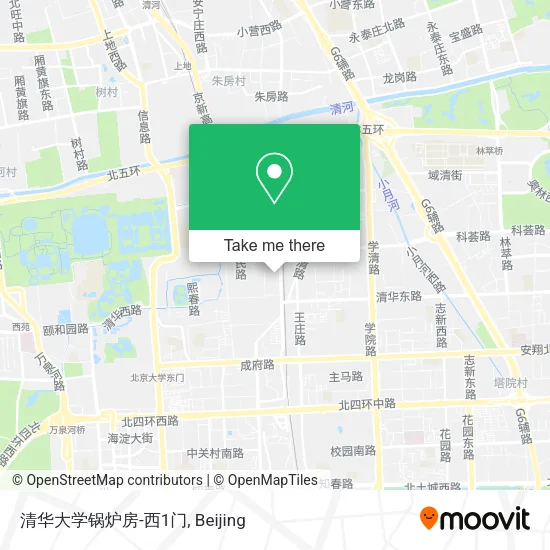 清华大学锅炉房-西1门 map