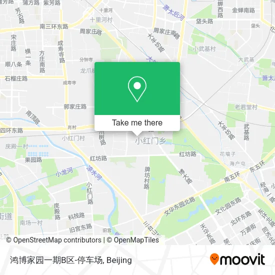 鸿博家园一期B区-停车场 map