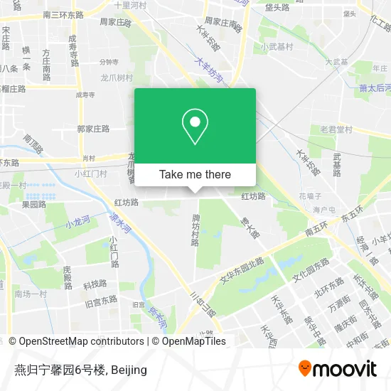 燕归宁馨园6号楼 map