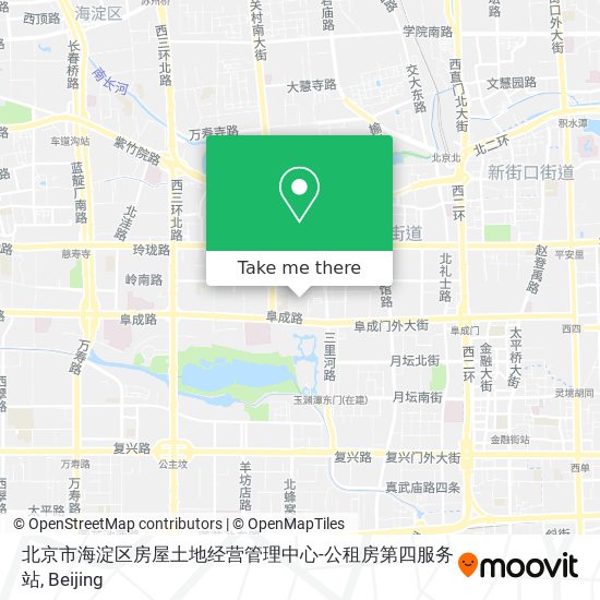 北京市海淀区房屋土地经营管理中心-公租房第四服务站 map