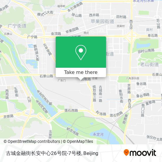 古城金融街长安中心26号院-7号楼 map