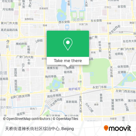 天桥街道禄长街社区综治中心 map