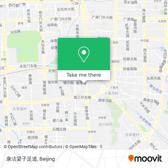 康洁梁子足道 map