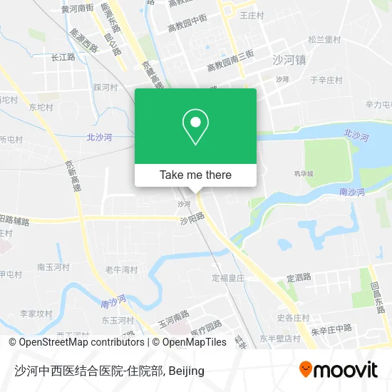 沙河中西医结合医院-住院部 map