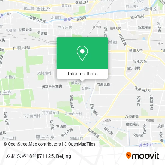 双桥东路18号院1125 map