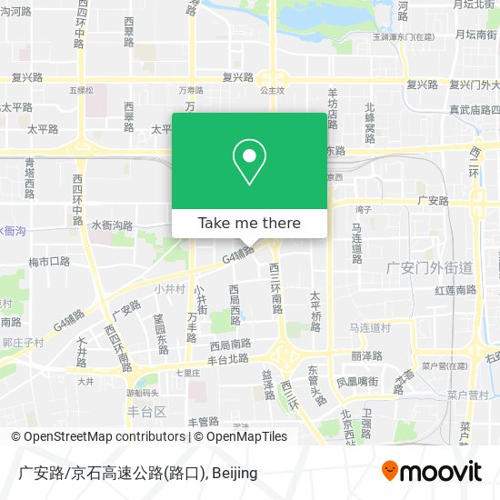 广安路/京石高速公路(路口) map