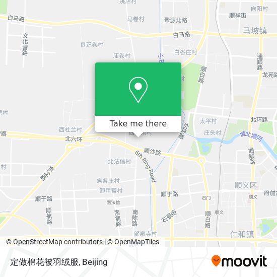 定做棉花被羽绒服 map