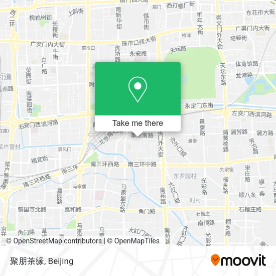 聚朋茶缘 map