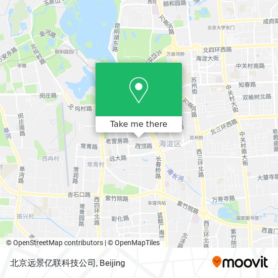 北京远景亿联科技公司 map