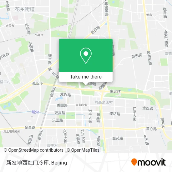 新发地西红门冷库 map