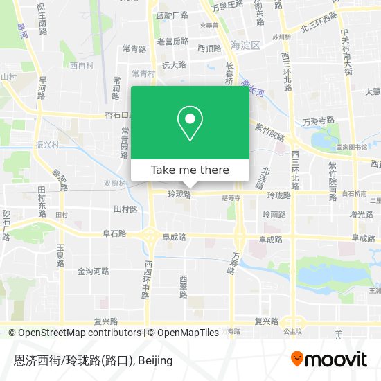 恩济西街/玲珑路(路口) map