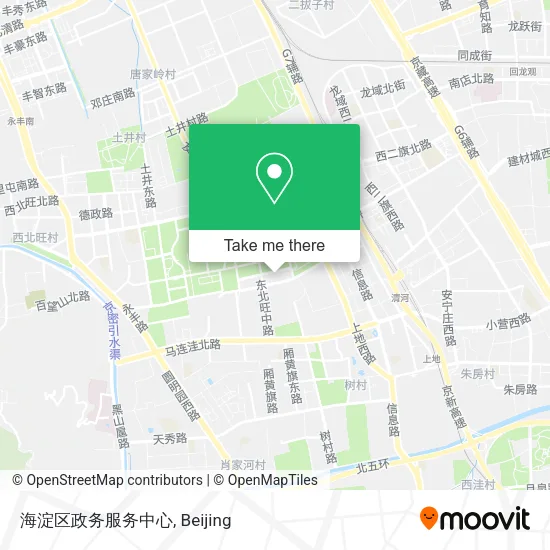 海淀区政务服务中心 map