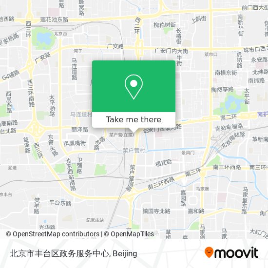 北京市丰台区政务服务中心 map