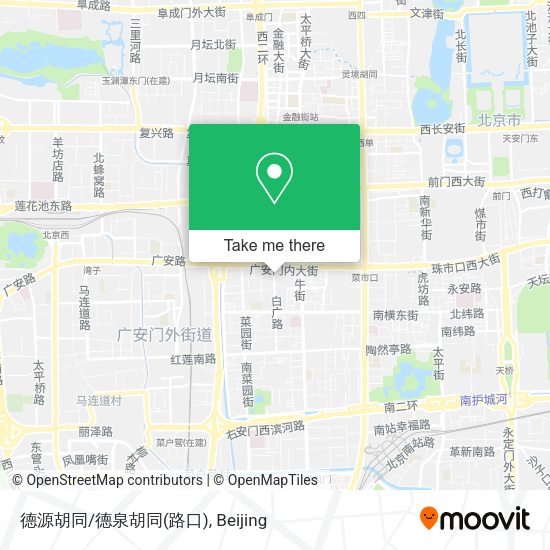 德源胡同/德泉胡同(路口) map