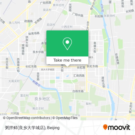 粥拌鲜(良乡大学城店) map