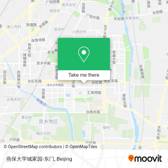 燕保大学城家园-东门 map