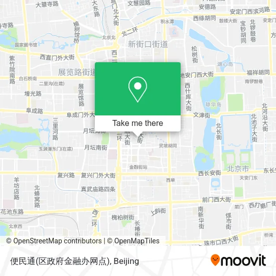 便民通(区政府金融办网点) map