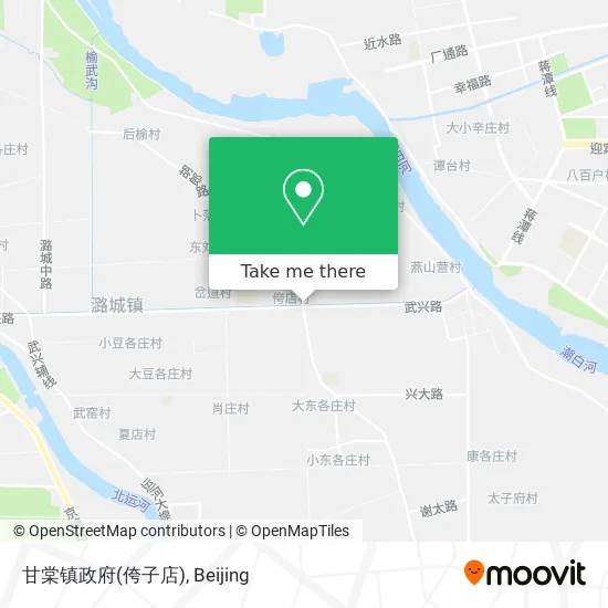 甘棠镇政府(侉子店) map