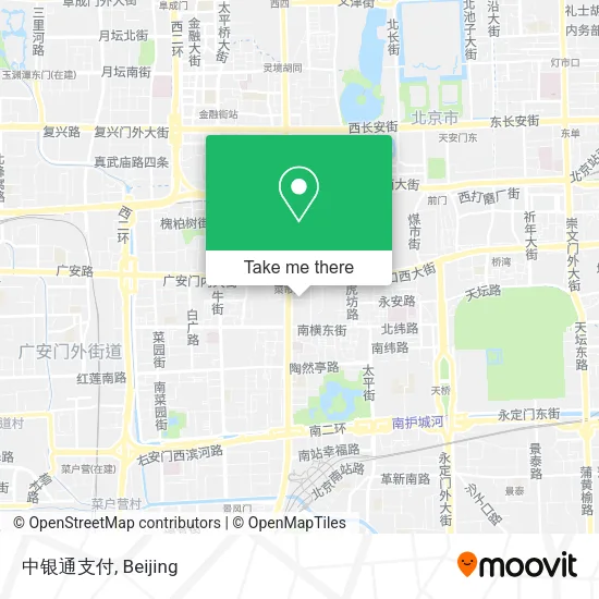 中银通支付 map