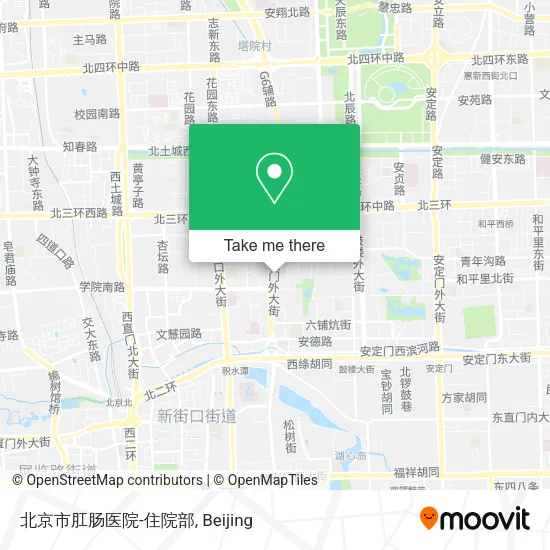 北京市肛肠医院-住院部 map
