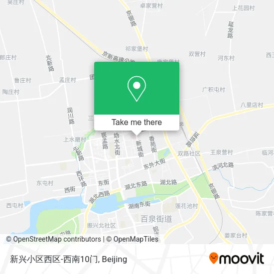 新兴小区西区-西南10门 map