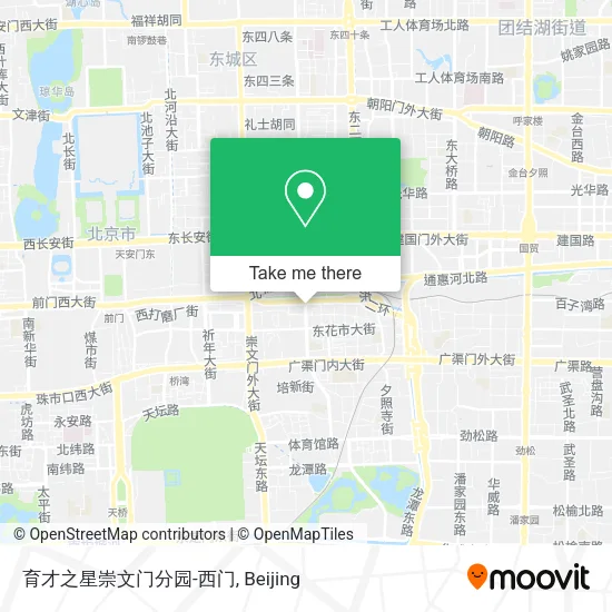 育才之星崇文门分园-西门 map