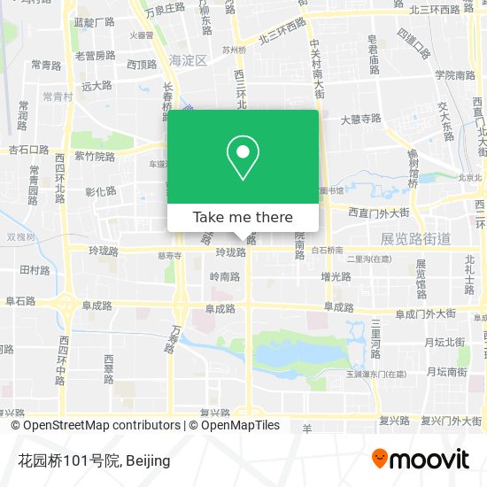 花园桥101号院 map