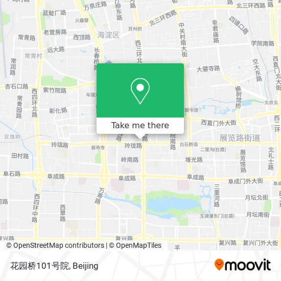 花园桥101号院 map