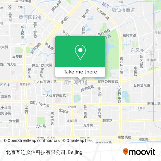 北京互连众信科技有限公司 map