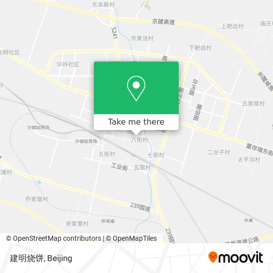 建明烧饼 map