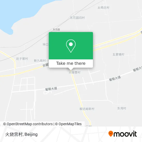 火烧营村 map