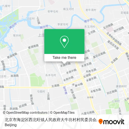 北京市海淀区西北旺镇人民政府大牛坊村村民委员会 map