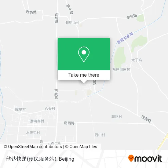 韵达快递(便民服务站) map