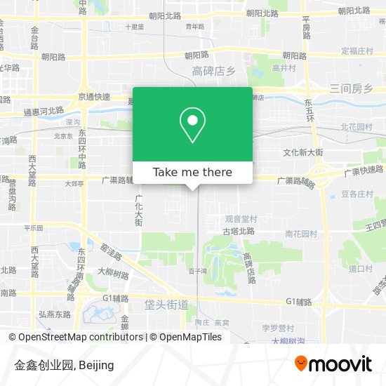 金鑫创业园 map