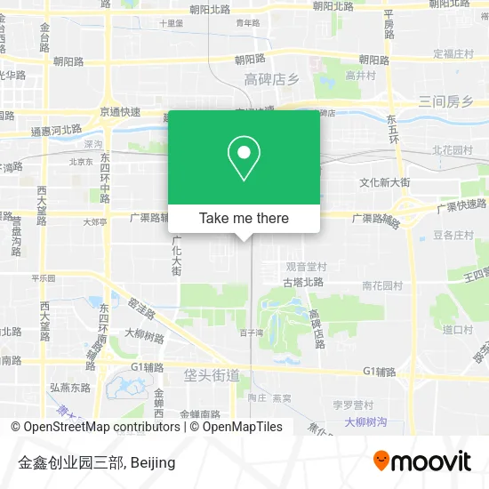 金鑫创业园三部 map